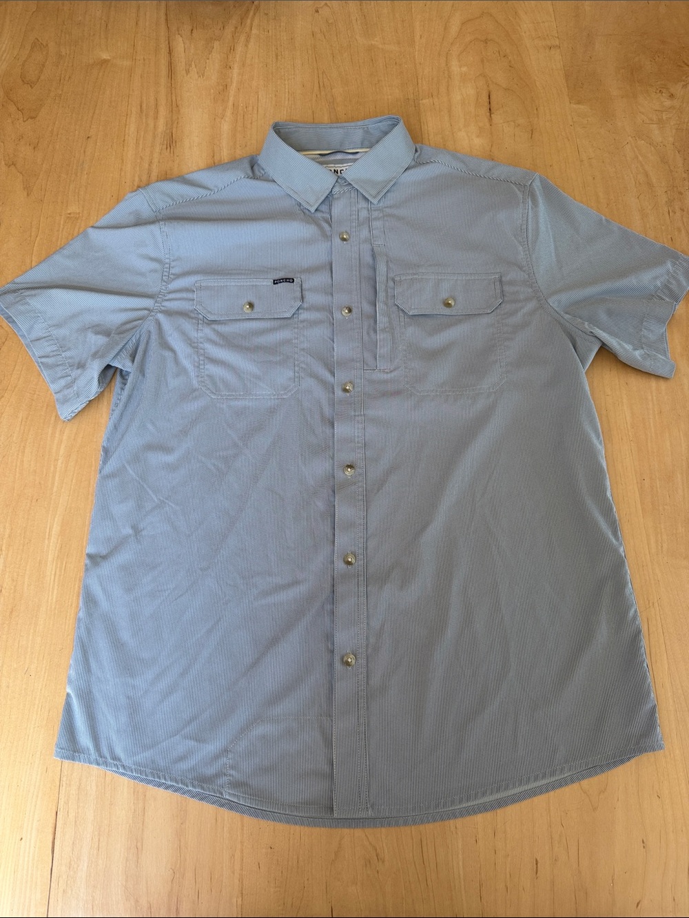 Poncho Men’s Short Sleeve Button-Up Shirt